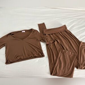 Pink Lily lounge set/pajamas